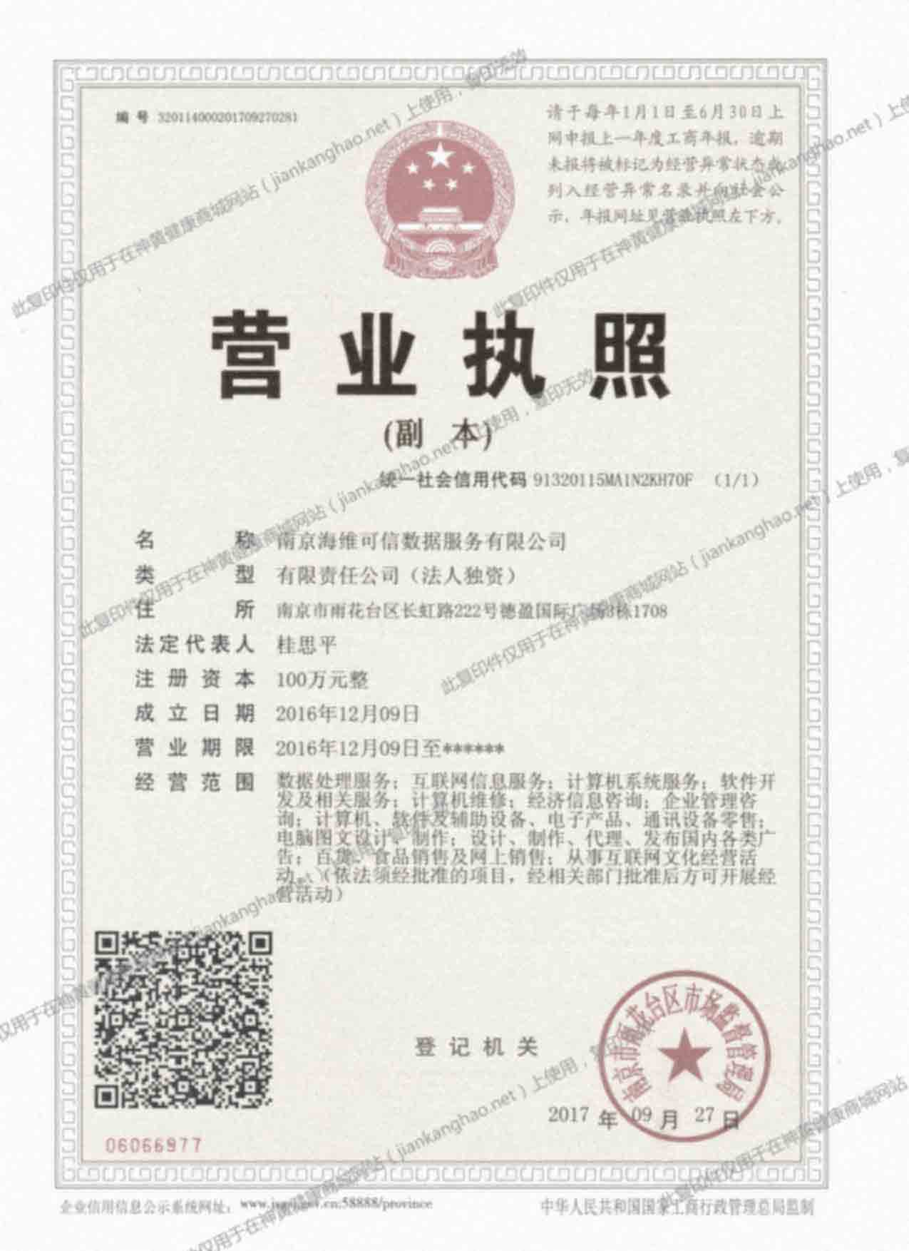 Business license